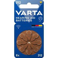 Batterij VARTA hoortoestel 8x 312