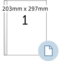 Etiket HERMA 8401 A4 EXPR 500 203x297mm wit 500 stuks