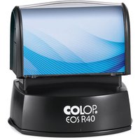 Tekststempel Colop EOS R 40 flashtechnologie met stempelplaat