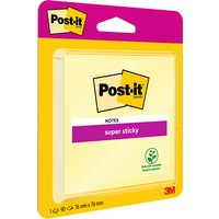 Memoblok Post-it 6920 Super Sticky 76x76mm geel