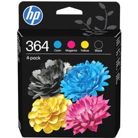 Inktcartridge HP N9J73AE 364 zwart + 3 kleuren