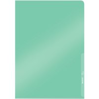 Insteekmap L-model Leitz Premium copy safe 0.15mm PVC A4 groen 100 stuks