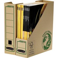 Tijdschriftcassette Bankers Box Earth A4 80mm bruin