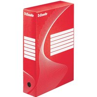 Archiefdoos Esselte Boxycolor 80mm 352x250mm rood