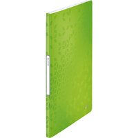 Showmap Leitz WOW A4 20-tassen PP groen