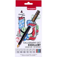 Kalligrafiepen Bruynzeel luxe set à 14 stuks 60344014