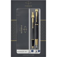 Balpen en vulpen Parker IM black GT medium 2 stuks