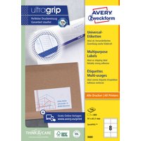 Etiket Avery 3660 97x67.7mm wit 800 stuks