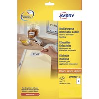Etiket Avery L4734REV-25 199.3x143.5mm wit 50 stuks