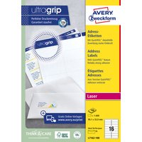 Etiket Avery L7162-100 99.1x33.9mm wit 1600 stuks