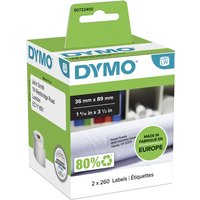 Etiket Dymo LabelWriter adressering 36x89mm 2 rollen á 260 stuks wit