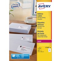 Etiket Avery L7160-40 63.5x38.1mm wit 840 stuks