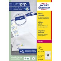 Etiket Avery L7162-250 99.1x33.9mm wit 4000 stuks