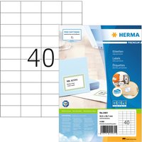 Etiket HERMA 4461 52.5x29.7mm premium wit 4000 stuks