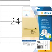 Etiket HERMA 4685 70x37mm transparant 600 stuks