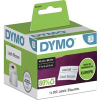 Etiket Dymo LabelWriter naamkaart 41x89mm 1 rol á 300 stuks wit
