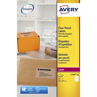 Etiket Avery L7567-25 210x297mm transparant 25 stuks