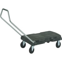 Transportkar Rubbermaid Triple Trolley inklapbaar 227kg zwart