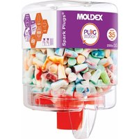 Oordoppen Moldex Spark Plugs soft 6-13mm dispenservulling à 250 paar assorti