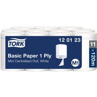 Poetspapier Tork M1 Basic Universal 1-laags 120m wit 120123