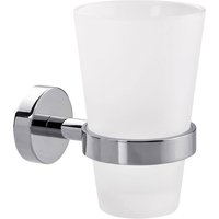 Bekerhouder tesa® Smooz hoogglans verchroomd metaal zelfklevend