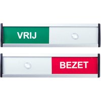 Infobord vrij/bezet 125x30mm