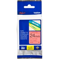 Labeltape Brother P-touch TZe-451 standaard 24mm zwart op rood