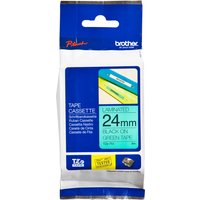 Labeltape Brother P-touch TZe-751 standaard 24mm zwart op groen