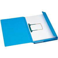 Combimap Secolor folio 1 klep recycled 250gr blauw