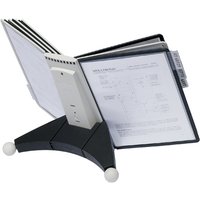 Bureaustandaard Durable 5632 Sherpa met 10-tassen zwart/grijs