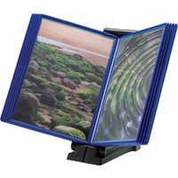 Infomanager Djois Flex-O-Frame basis met 10-tassen antraciet/blauw