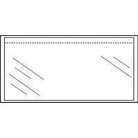 Paklijstenvelop Quantore zelfklevend onbedrukt 225x122mm 1000 stuks