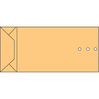 Envelop Quantore monsterzak 100x245x40mm bruin 250 stuks
