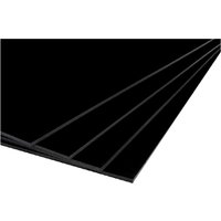 Foamboard 50x70cm 2-zijdig 5mm zwart