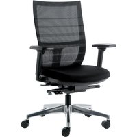 Bureaustoel Euroseats Curve Deluxe zwart