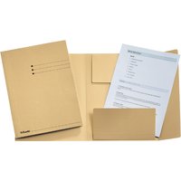 Dossiermap Esselte A4 3 kleppen manilla 275gr beige