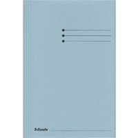 Dossiermap Esselte folio 3 kleppen manilla 275gr blauw