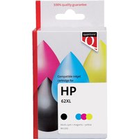 Inktcartridge Quantore alternatief tbv HP N9J71AE 62XL zwart + kleur