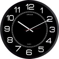 Wandklok Unilux Mega Ø 57.5cm zwart