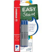 Rollerpenvulling STABILO Easyoriginal fijn blauw blister à 6 stuks