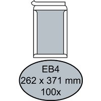 Envelop Quantore bordrug EB4 262x371mm zelfklevend wit 100 stuks