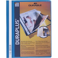 Snelhechtmap Durable Duraplus A4 blauw