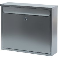 Wandbrievenbus mat RVS 36x10x31cm