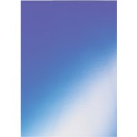 Voorblad GBC A4 chromo karton 250gr blauw 100 stuks