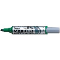 Whiteboardmarker Pentel MWL5M Maxiflo rond 3mm groen