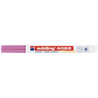 Krijtstift edding 4085 by Securit rond 1-2mm metallic roze