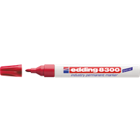 Viltstift edding 8300 industrie rond 1.5-3mm rood