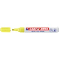 Krijtstift edding 4095 rond 2-3mm neon geel