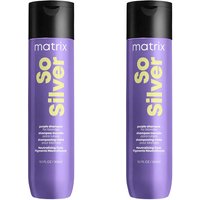 Matrix Total Results So Silver Purple Shampoo for Toning Blondes, Greys and Silvers 300ml Double
