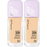 Maybelline New York Super Stay Up To 30H Lumi-Matte Foundation, Vitamin E - Shade 118 Double